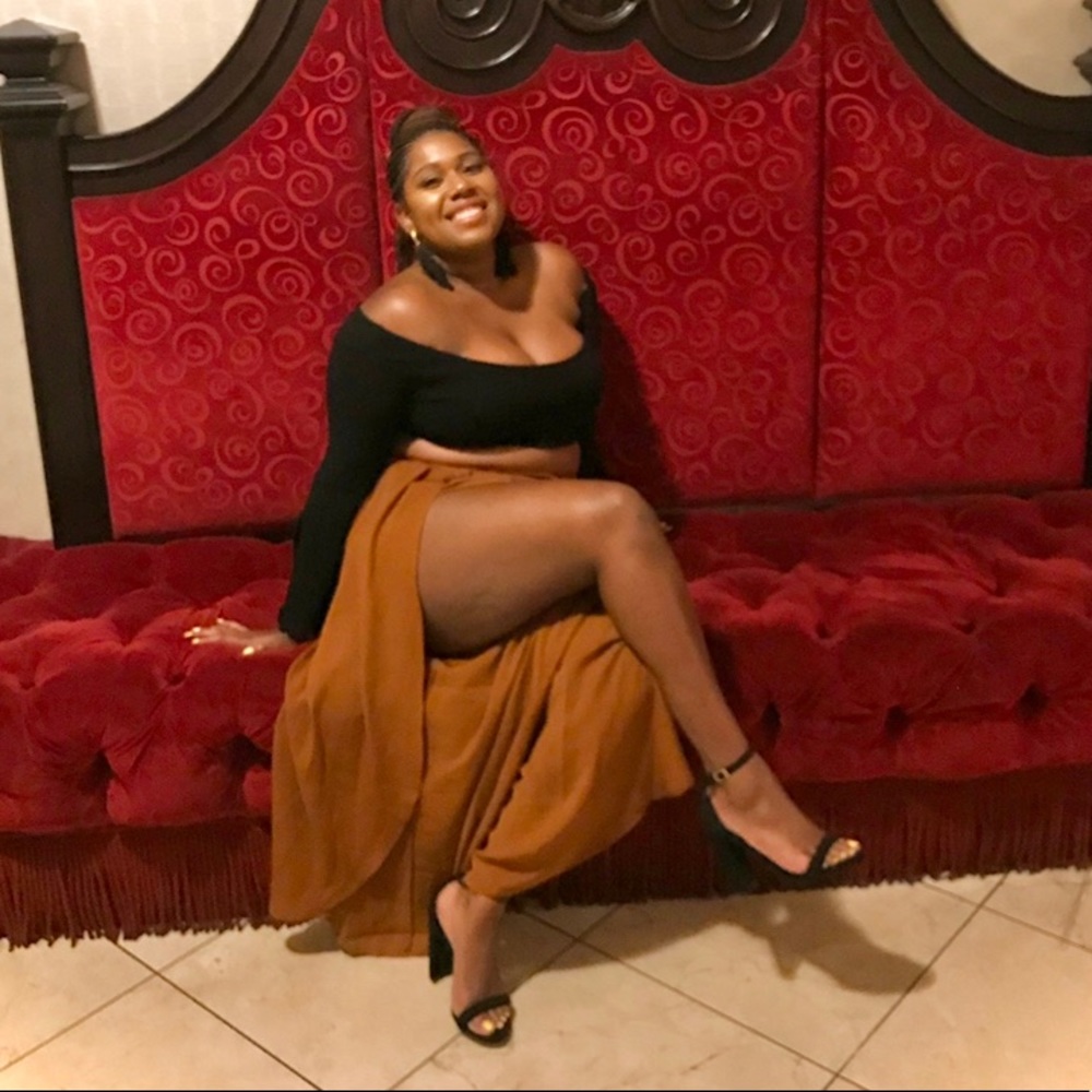 Simona Layered Waist Tie Pants - Hazelnut